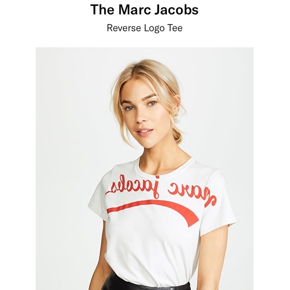 Marc Jacobs Reverse Logo Tee Size Small - Picture 3 of 5